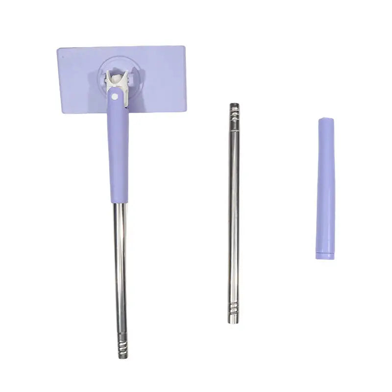 1pc Portable Mini Mop Automatic Paper Towel Changing Mop 360°Rotation Cleaning Tool For Floor Window Dust Removal No cloth 
