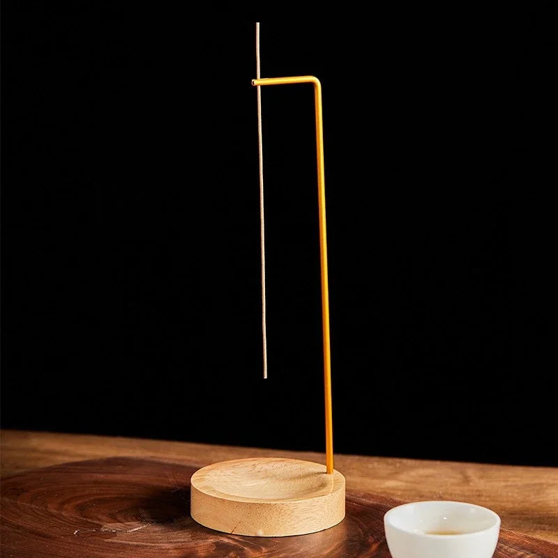 1x Solid Wooded Incense Burner Handmade Hanging Sandalwood Incense Sticks Holders Zen Meditation