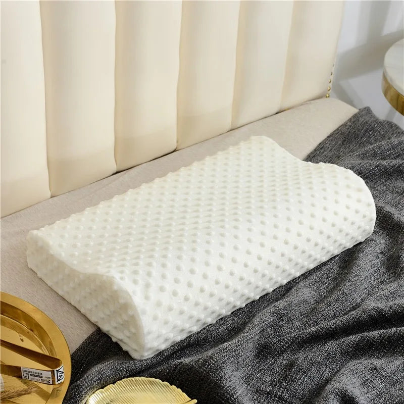 Adjustable Memory Foam Side Sleeping Pillow Orthopedic Curve Neck Support Relieve Neck Shoulder Pain Ergonomic Cervical Support