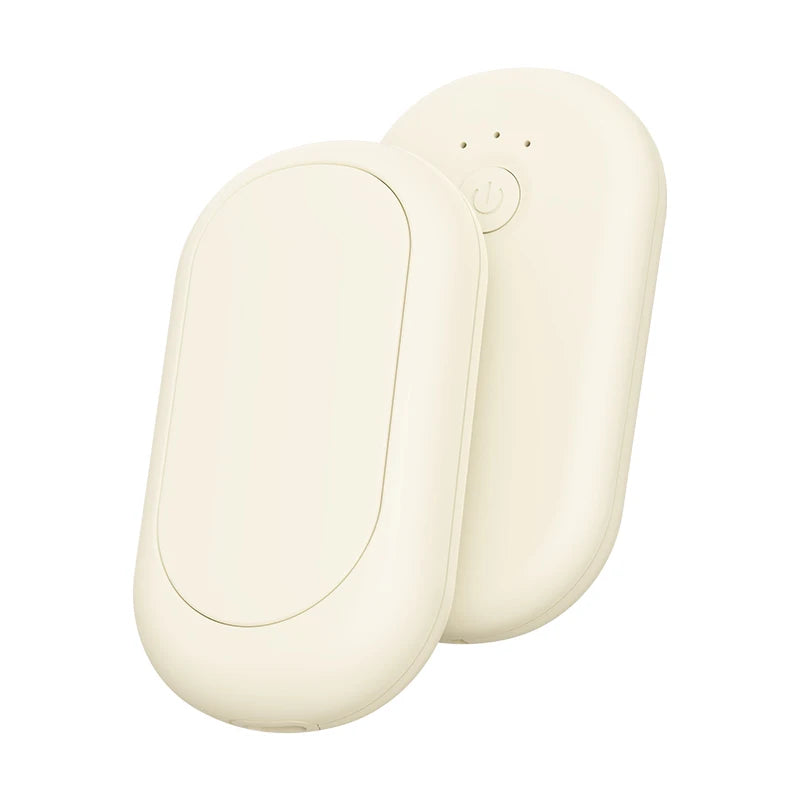 2-in-1 Magnetic Mini Hand Warmer with Three Levels of Temperature, Compact and Portable to Hold in Hand