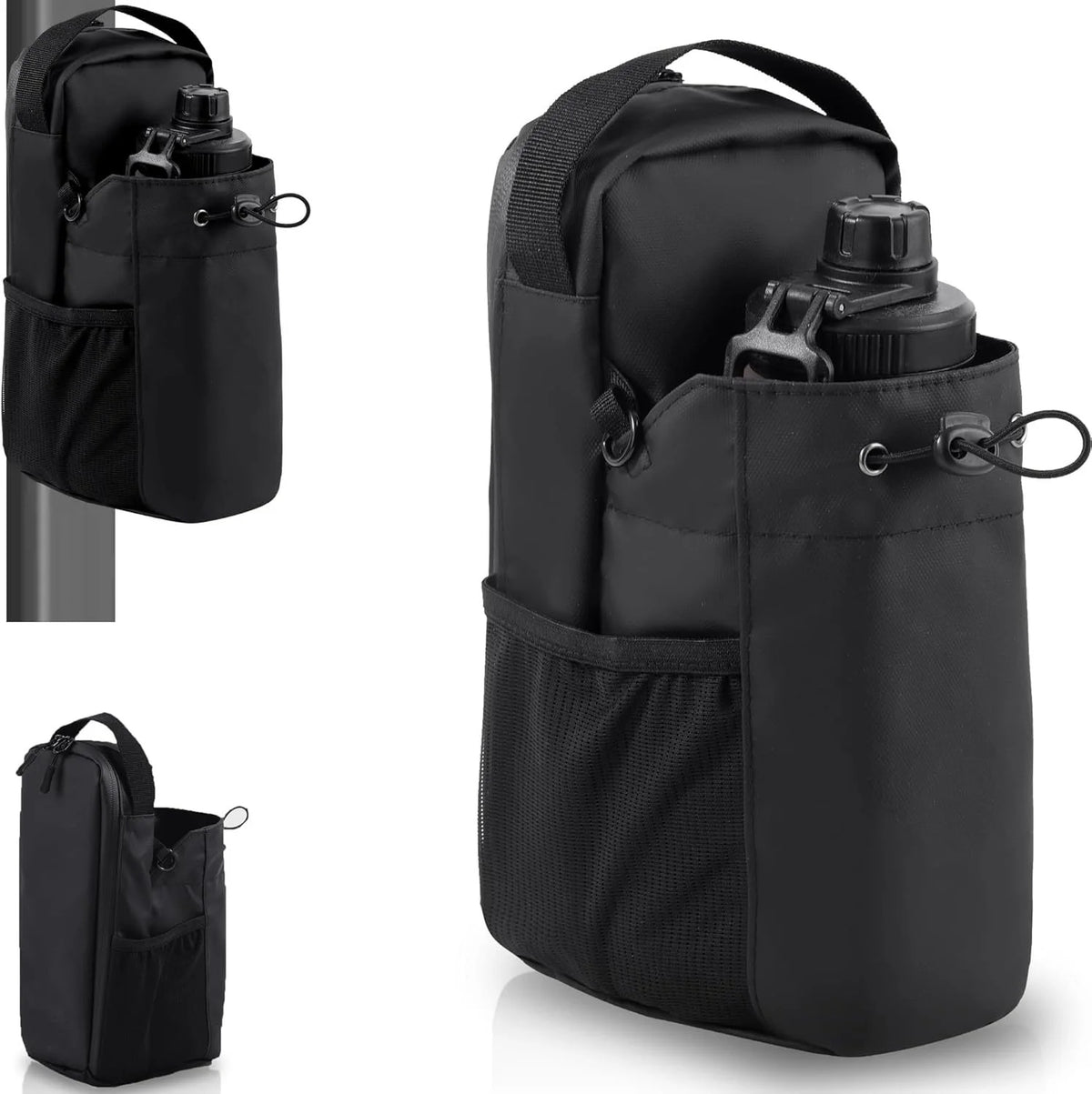 Super Strong Magnetic Gym Bag For Phone Water Bottle Portable Fitness Storage Sports Accessories Large Capacity Carrier